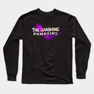 The Smashing Pumpkins - Sliced Text Long Sleeve T-Shirt